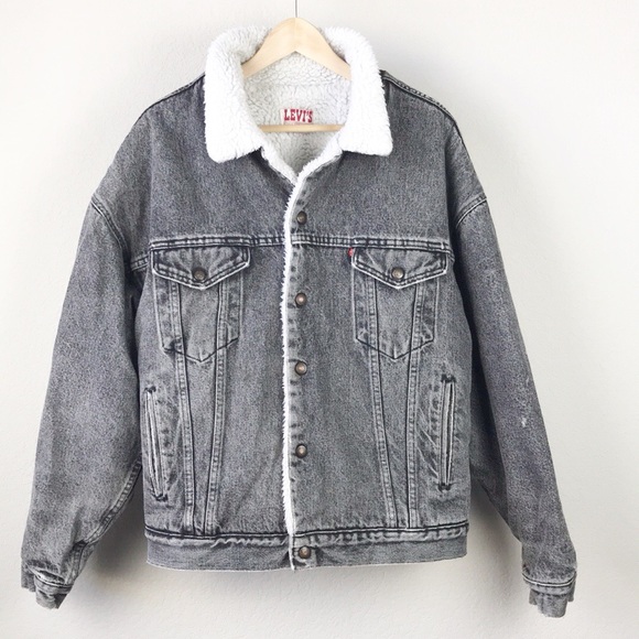 sheepskin levi jacket